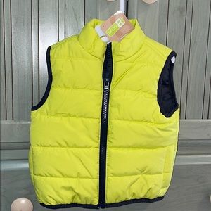 Crazy 8 Neon Lime Green Puffer 6-12 Months